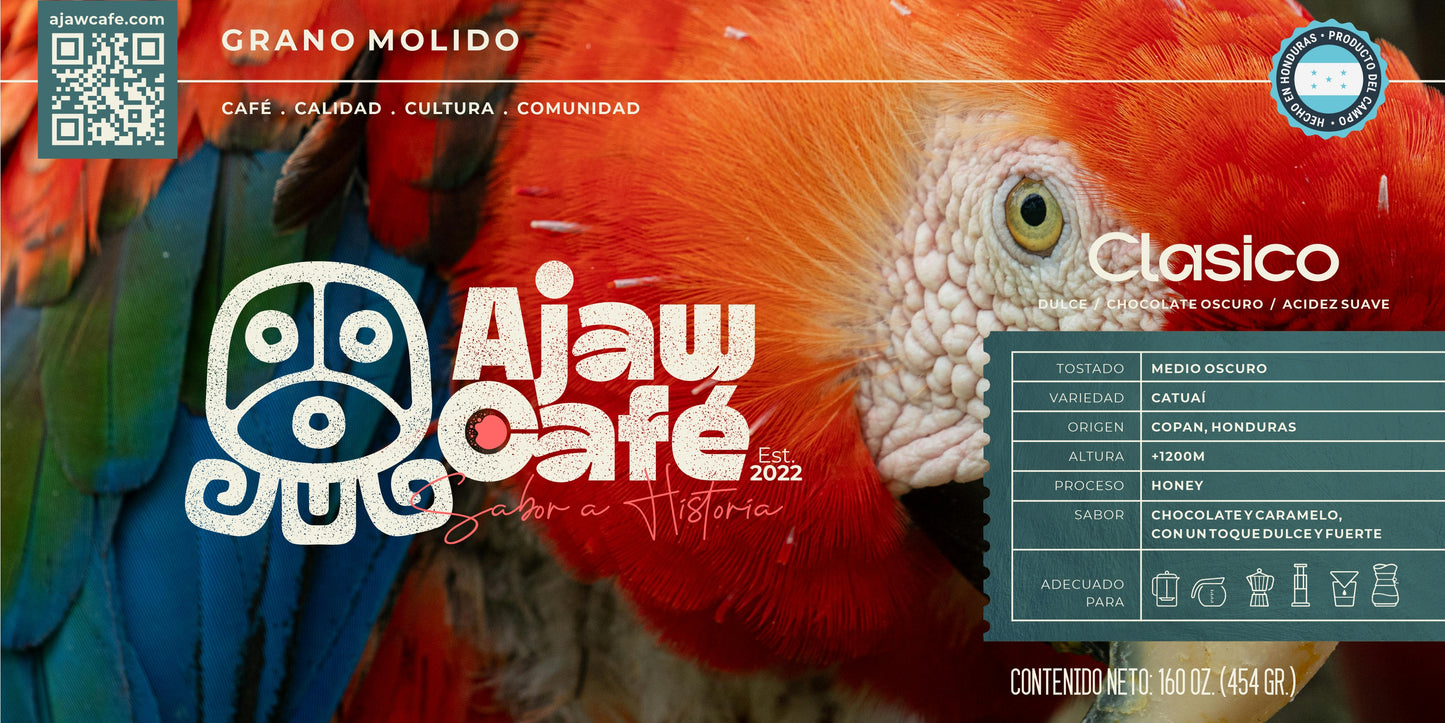 Ajaw  Clásico (16 Oz- 1 libra)